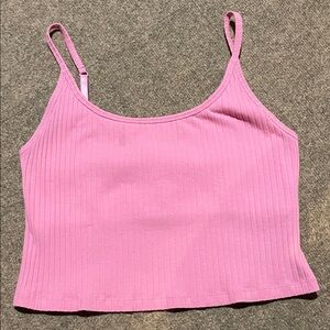 Old Navy Pink Ribbed Women's Tank Top